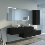 Distribain - meuble de salle de bain dolce vita noir