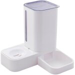 Distributeur automatique de nourriture pour chat distributeur automatique d'eau pour chat 2 en 1 set ...