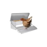 Distributeur automatique de nourriture pour poulets d'une capacit� de 5 kg, mangeoire en alliage d'aluminium ...