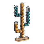 Distributeur de dosettes cactus design industriel bois & acier elie noir mat msv Distributeur de dosettes cactus design industriel bois & acier elie noir mat msv