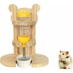 Distributeur d'eau bouteille, 80ml biberon rongeur sur pied distributeur d'eau pour petits animaux hamster ...