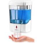 Distributeur gel hydroalcoolique mural - distributeur savon automatique sans contact 700 ml pour salle ...