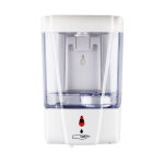 Distributeur gel hydroalcoolique mural - distributeur savon automatique sans contact 700 ml pour salle ...