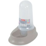 Distributeur mixte 800 ml eau ou croquettes antid�rapant taupe pour chien ou chat - stefanplast