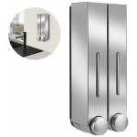 Distributeur et organisateur de pompe de douche mural pour 2 / 3 chambres, pour stocker le shampoing, ...