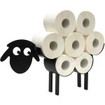 Distributeur de papier toilette noir mtal mouton 3. 0 distributeur de rouleaux de papier toilette distributeu ...