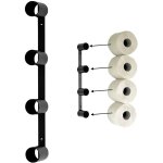 Distributeur de papier toilette noir mur mtal 4 supports invisible distributeur de papier toilette distribute ...
