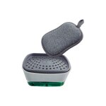 Distributeur de savon 2en1 sponge holder venteo distributeur liquide vaisselle - porte �ponge - eponge ...