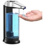Distributeur de savon automatique, 500ml / 17oz, fonctionnant sur batterie distributeur de savon sans ...