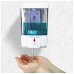 Distributeur de savon automatique, 700ml distributeur savon mural sans contact avec capteur infrarouge, ...