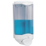 Jvd - distributeur savon crystal 1l bouton - poussoir - mat�riel professionnel