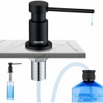 Distributeur de savon cuisine encastrable, distributeur de dtergent pour vier avec bouteille de 300ml ...