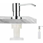 Distributeur de savon encastrable, distributeur savon evier cuisine acier inoxydable, distributeur savon ...