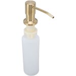 Distributeur de savon pour �vier en acier inoxydable 304 de cuisine, distributeur de savon rotatif � ...