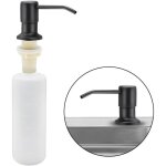 Distributeur de savon �vier cuisine, distributeur de d�tergent encastrable en acier inoxydable de cuisine ...