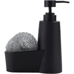 Distributeur de savon pour �vier - distributeur de savon liquide pour les mains avec porte - �ponge et ...