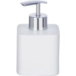 Distributeur savon liquide hexa, capacit� 290 ml, c�ramique, 7, 5x13x8, 5 cm, blanc - wenko
