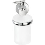 Distributeur de savon liquide mural cuba, zinc, 7x17x11, 5 cm, brillant - wenko