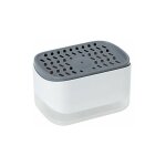 Distributeur de savon liquide avec porte - ponge 2 en 1, distributeur liquide vaisselle, distributeur ...