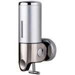 Distributeur de savon � une main en acier inoxydable / chrom� distributeur de savon � levier manuel mural ...