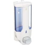 Distributeur de savon mural 380 ml, porte savon liquide pour salle de bain, doseur universel pour savon ...