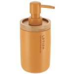 Distributeur a savon polyresine 280 ml - moutarde tendance