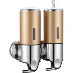 Distributeur de savon  pompe mural distributeur de savon manuel shampooing gel douche rcipient adapt ...