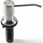 Distributeur de savon  vaisselle encastrable pour vier de cuisine (inox bross nickel) fait en acier ...