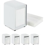 Distributeur de serviettes, en lot de 5, table, r�tro, restaurant, support porte - serviette hxlxp : ...