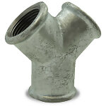 Distributeur 'y' f / f / f en fonte malable 1 / 2''