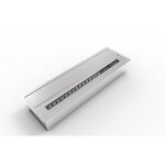 Divina fire - brûleur de cheminée au bioéthanol biocheminée en acier inoxydable 4, 5 lt 61x18xh9, 5 cm ... Divina fire - brûleur de cheminée au bioéthanol biocheminée en acier inoxydable 4, 5 lt 61x18xh9, 5 cm ...