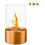 Divina fire - chemine bio de table au biothanol marsiglia bronze d16 x h27 interne externe