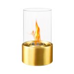 Divina fire - chemine bio de table au biothanol marsiglia dor d16 x h27 interne externe