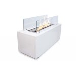 Divina fire - chemin�e au bio�thanol sur pied pour int�rieur et ext�rieur caravaggio blanc l100xp40xh40 ...
