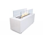 Divina fire - chemin�e au bio�thanol sur pied pour int�rieur et ext�rieur caravaggio blanc l100xp40xh40 ...