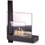 Divina fire - chemin�e murale au bio�thanol vienna l65 x h75 x p23