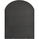 Divina fire - plateforme de protection de sol pour po�les � bois et pellets en acier 80x60