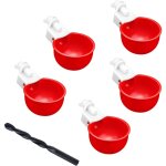 Diy abreuvoir poules, 3 pi�ce abreuvoirs automatiques kit, abreuvoir poule avec scie � trou de pour poussins ...