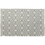 Tapis coton 120x190x0, 7 1000 gsm losanges brod