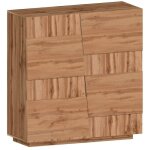 Dmora - armoire polyvalente 2 portes zulimo, armoire multifonctionnelle, armoire 2 portes, 120x44h126 ...