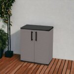 Armoire polyvalente multi - usines ou interne, armoire basse avec 2 portes et 1 �tag�re en polypropyl�ne, ...