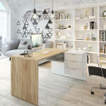 Bureau greensboro, bureau réversible avec commode, bureau d'angle ou table pc de bureau, cm 145x108h73, ... Bureau greensboro, bureau réversible avec commode, bureau d'angle ou table pc de bureau, cm 145x108h73, ...