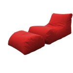 Talamo italia - dmora chaise longue de salon moderne, made in italy, fauteuil avec repose - pieds en ...