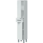 Dmora - colonne de salle de bain dokerek, �l�ment mural de salle de bain avec 2 portes et 1 tiroir, armoire ...