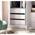 Dmora - commode vinson, commode pour armoire intrieure, commode pour chambre  coucher avec tiroirs ...
