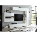 Dmora - ensemble mural de salon réversible, made in italy, meuble tv, ensemble de salon moderne, 295x30h197 ... Dmora - ensemble mural de salon réversible, made in italy, meuble tv, ensemble de salon moderne, 295x30h197 ...