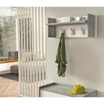 Meuble d'entre dkornvi, portemanteau avec 3 crochets, tagre de rangement pour couloir, fabriqu en ...