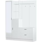 Dmora - meuble d'entr�e dmasiell, crochet d'entr�e, composition pour l'atrium, console de rangement multifonct ...