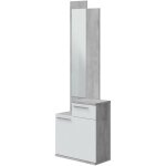 Meuble d'entre dner, tagre  chaussures multifonction avec miroir, armoire avec 1 porte et 1 tiroir, ...