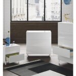 Dmora - meuble � tiroirs dagoume, commode avec 3 tiroirs, commode pour chambre, commode moderne, 80x40h80 ...